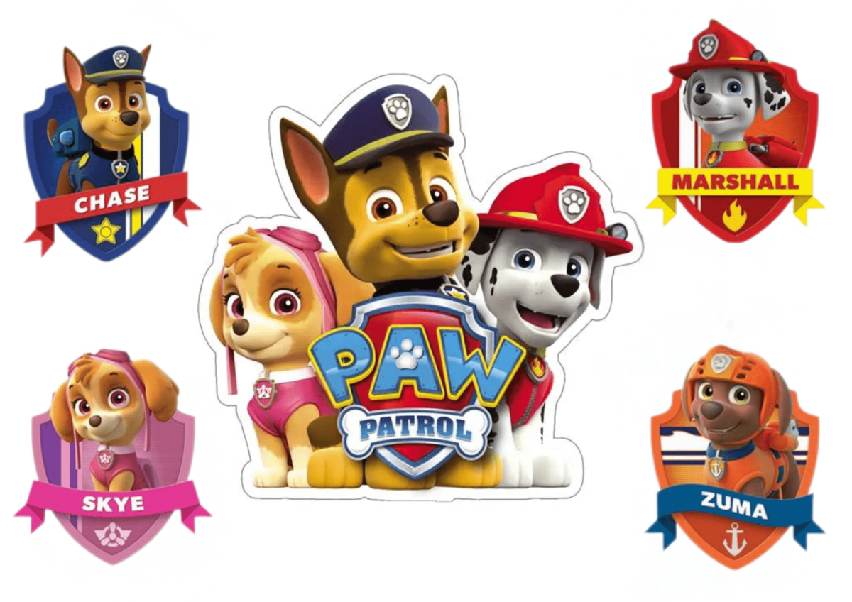 Sukkerprint / Kageprint Pow Patrol 1